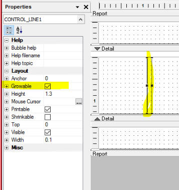 Growablelines